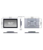 索奇 18.5寸工业显示器 A185WR/WZ/WG - immagine 5